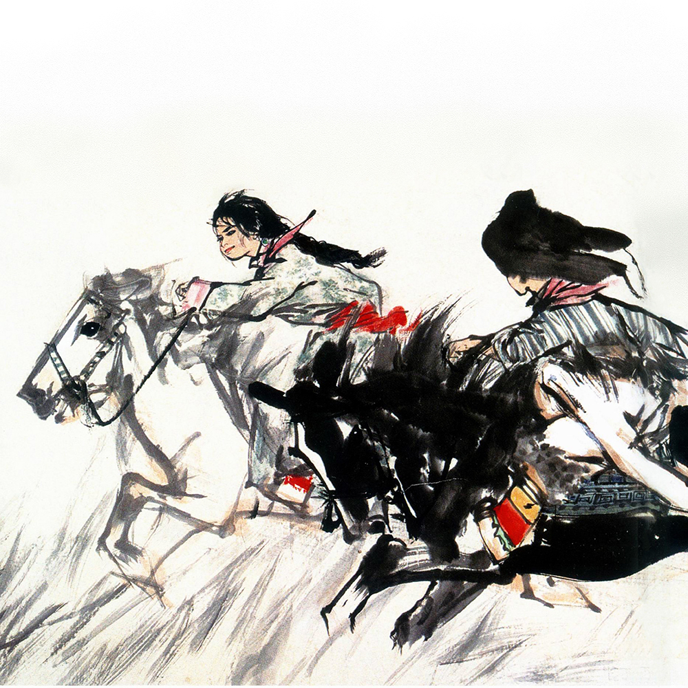 【藏童上学图】