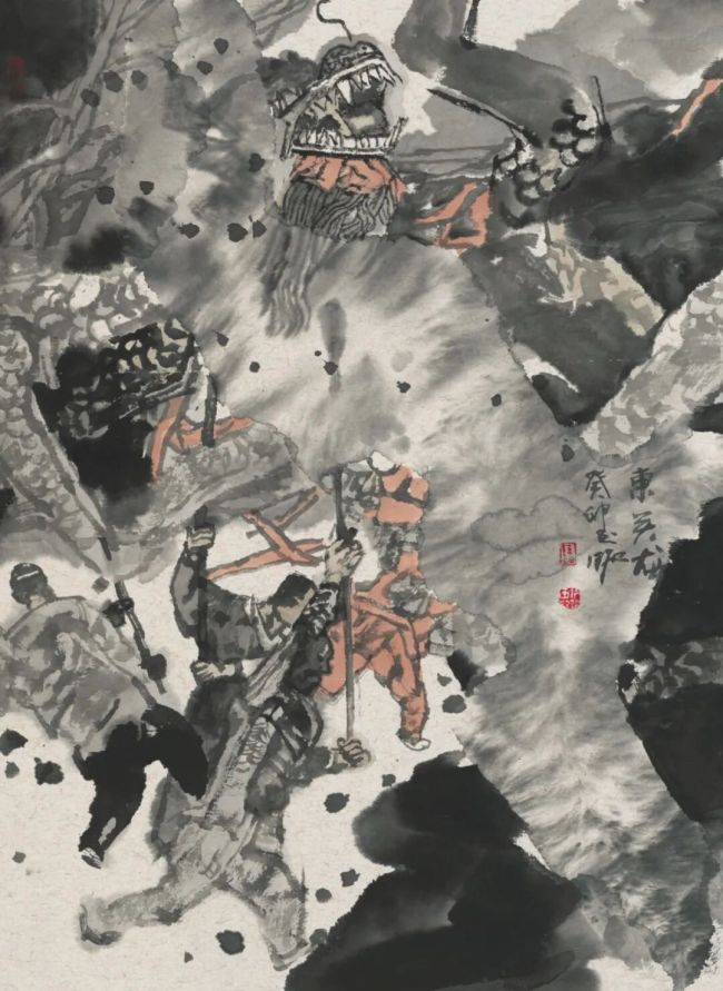 【春节有眼福】“归来依旧是少年——陈钰铭和他的‘瀍水人·瀍水情’”主题国画展昨日在洛阳开幕