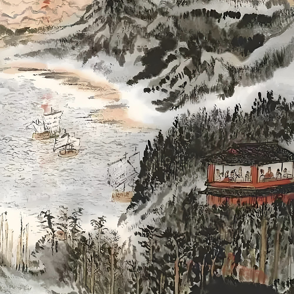 【杜甫诗意图】