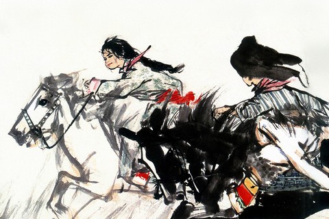 【藏童上学图】