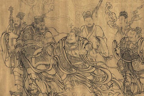 【朝元仙杖图卷】